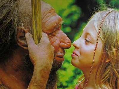Mettmann Neanderthal Museum Foto Begegnung