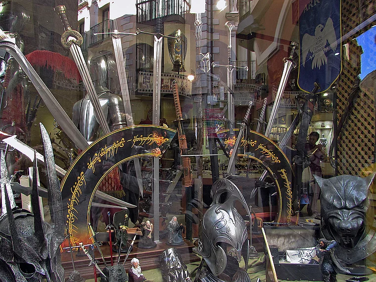 Toledo Souvenirs Schwerter und Rüstungen
