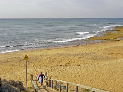 Australien Bells Beach von oben