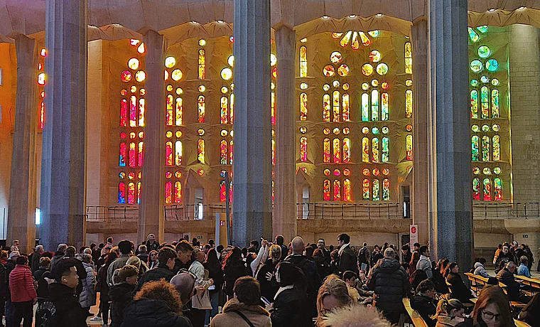 Barcelona Sagrada Familia Fenster
