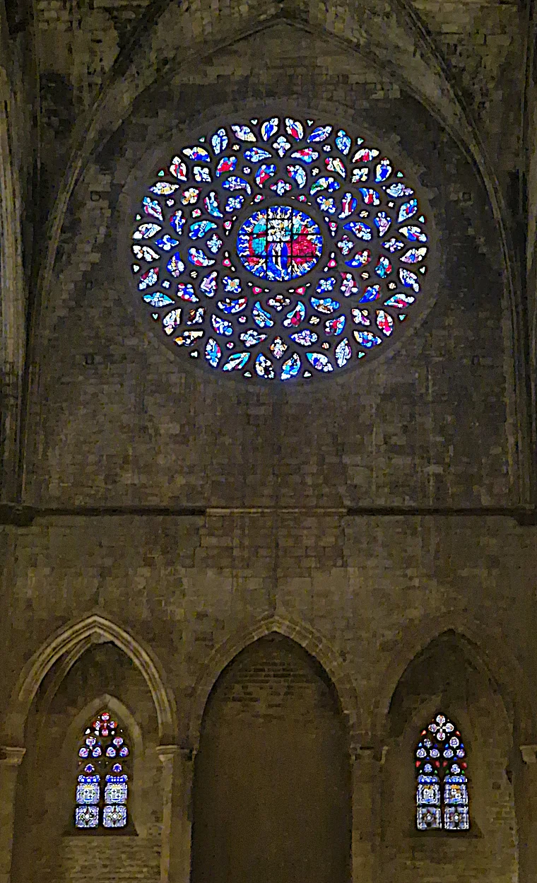 Barcelona Santa Maria del Mar Rosette