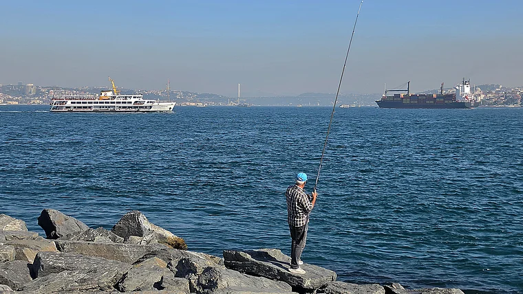 Istanbul Marmarameer Angler