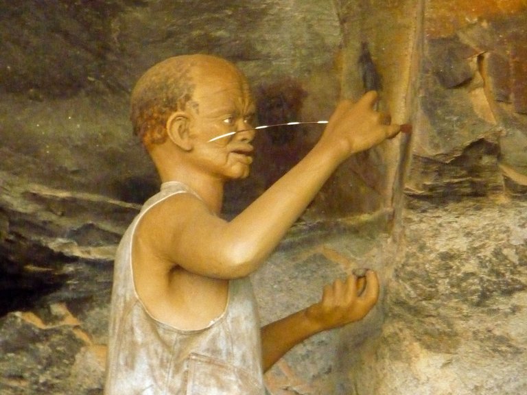 Südafrika Drakensberge San Höhle Figur zeichnet