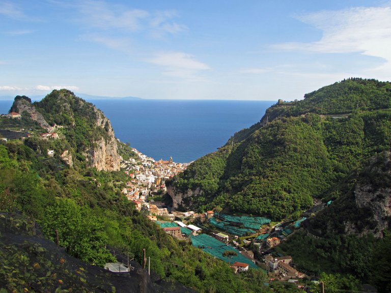 Amalfi Blick über Mühlental