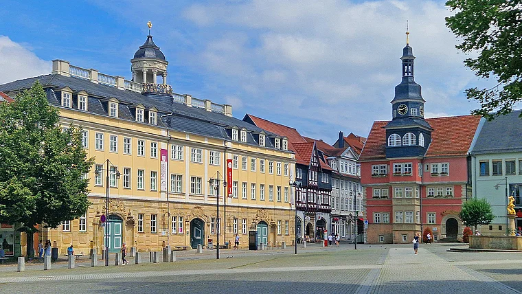 Eisenach Marktplatz Stadtschloss Rathaus