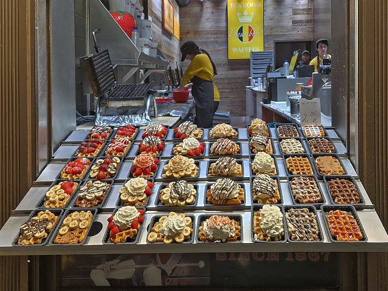 Brüssel Belgische Waffeln