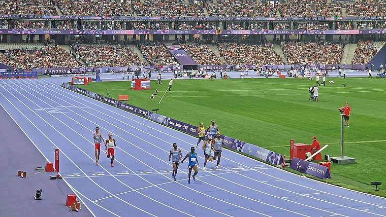 Saint Denis Stade de France Paralympics 400 m Halbfinale