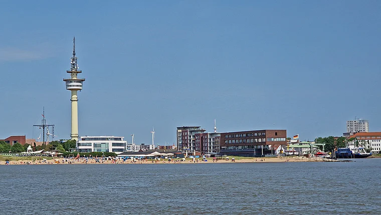 Bremerhaven Strand Richtfunkturm