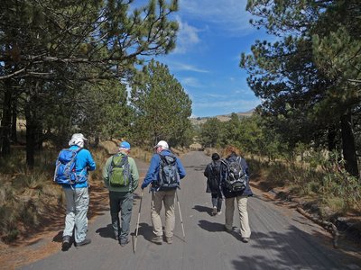 Mexiko Popocatépetl Nationalpark Wanderer