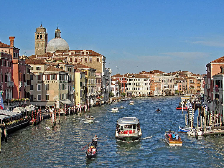 Venedig Canal Grande von Scalzibrücke