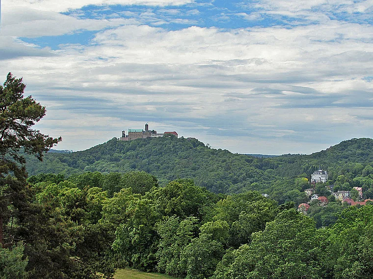 Eisenach Wartburg von fern