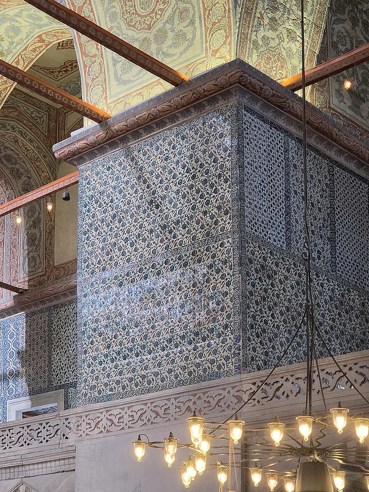 Istanbul Blaue Moschee Mosaik