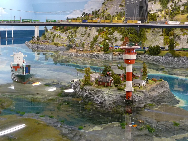Hamburg Elbe Miniatur-Wunderwelt
