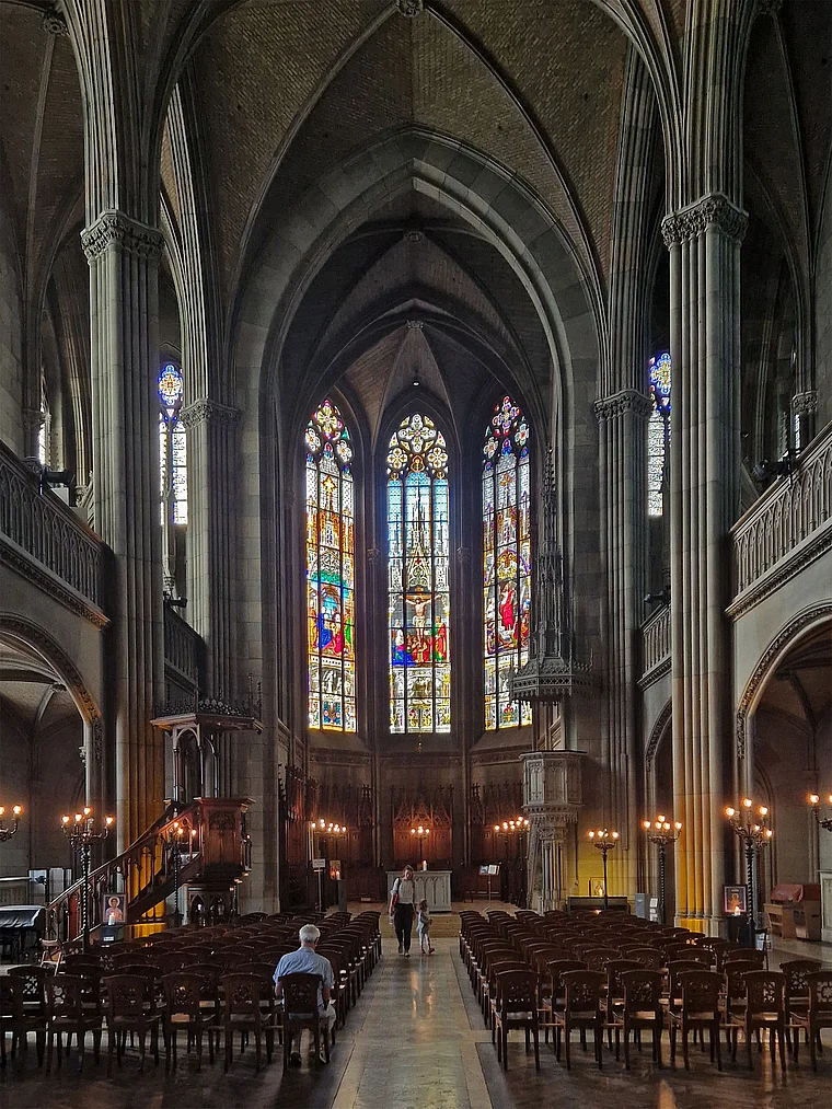 Basel Elisabethenkirche Innenaufnahme
