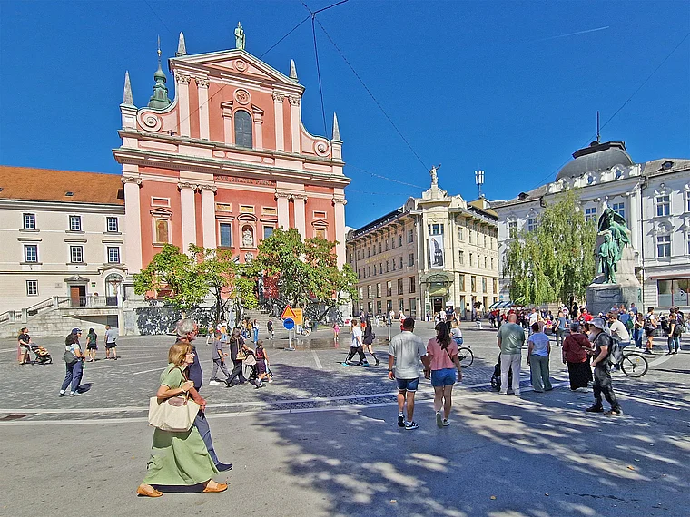 Ljubljana Laibach Franziskanerkirche