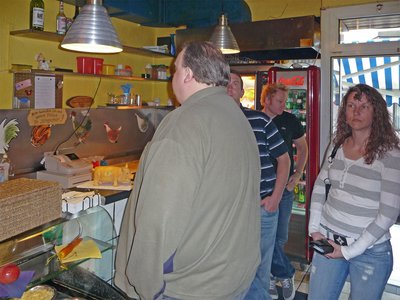 Essen Xaver innen mit Kunden