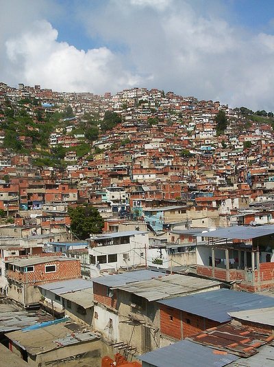 Caracas Armenviertel von fern