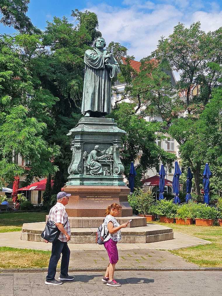 Eisenach Luther-Denkmal Karlsplatz