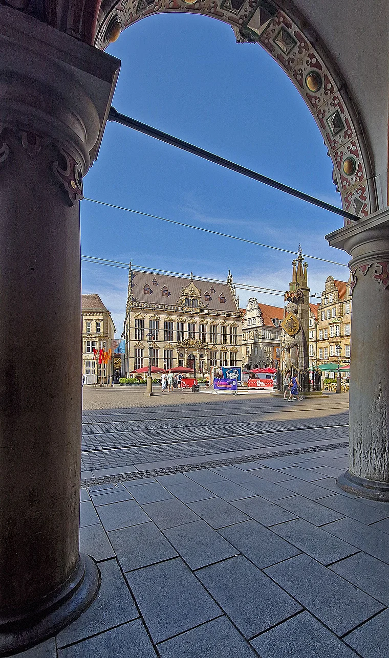 Bremen Markt Roland Arkaden