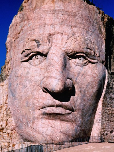 Crazy Horse Memorial South Dakota Nahaufnahme
