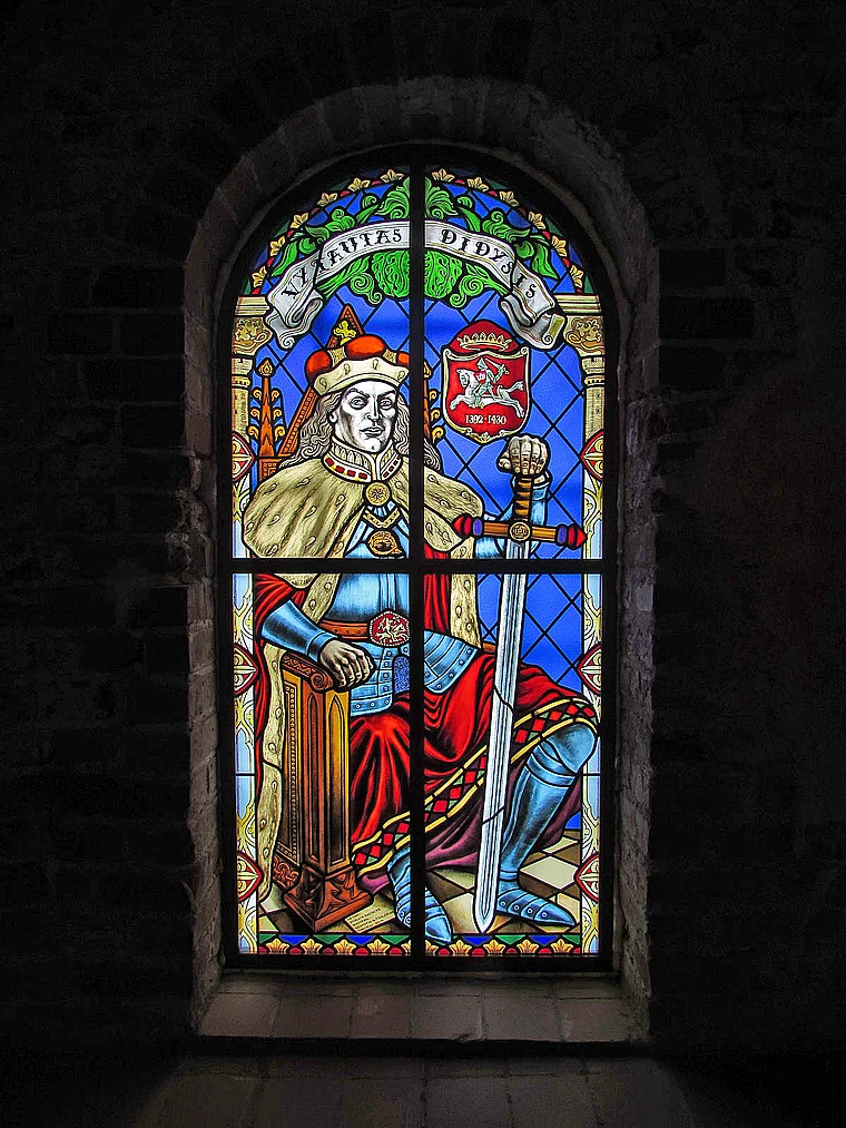 Trakai Glasfenster Vytautas