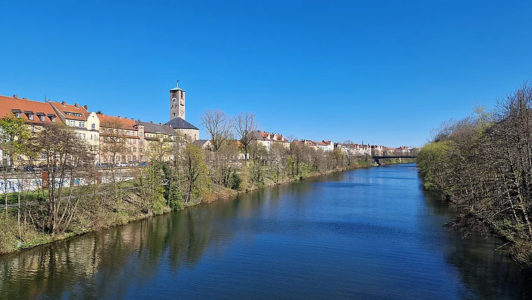 Bamberg Marienbrücke Main-Donau-Kanal Kunigundendamm
