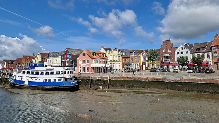 Husum Hafen Ebbe