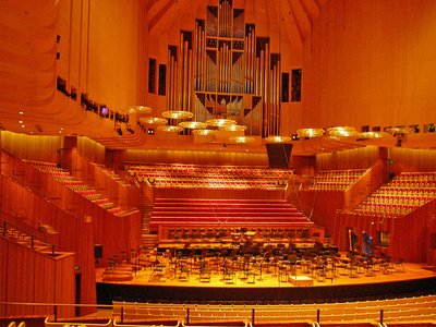 Sydney Oper Konzertsaal innen