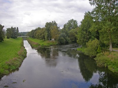 Donaueschingen Zusammenfluss Brigach und Breg