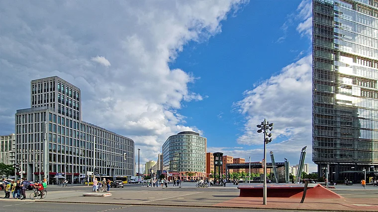 Berlin Potsdamer Platz Totale