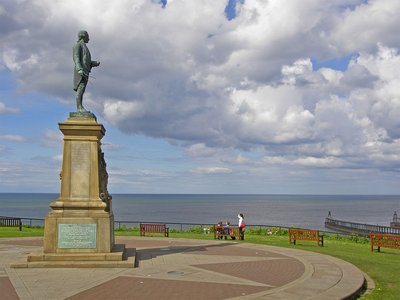 Yorkshire Whitby Denkmal James Cook