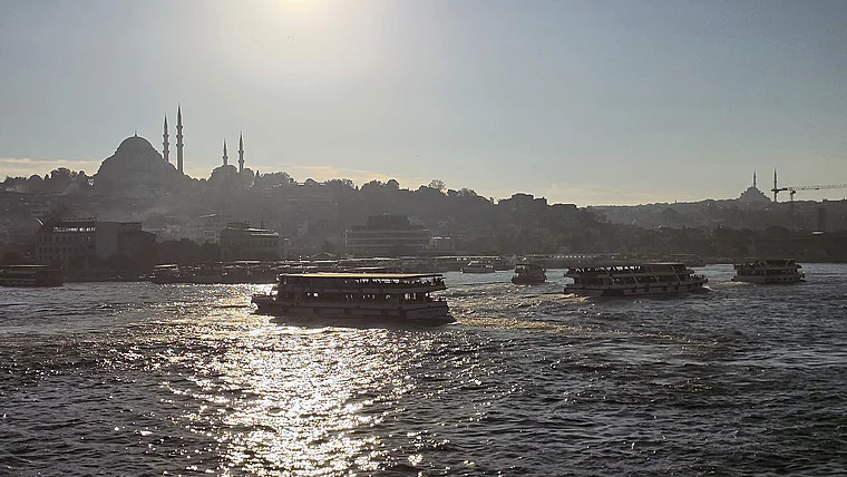Istanbul Galata-Brücke Aussicht