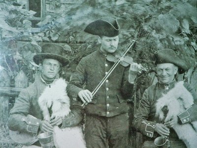 Bautzen Sorbische Musikanten historisches Foto
