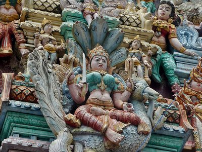 Penang George Town Tempel Mariyamma Detail