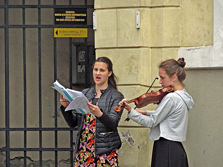 Vilnius Straßenmusik