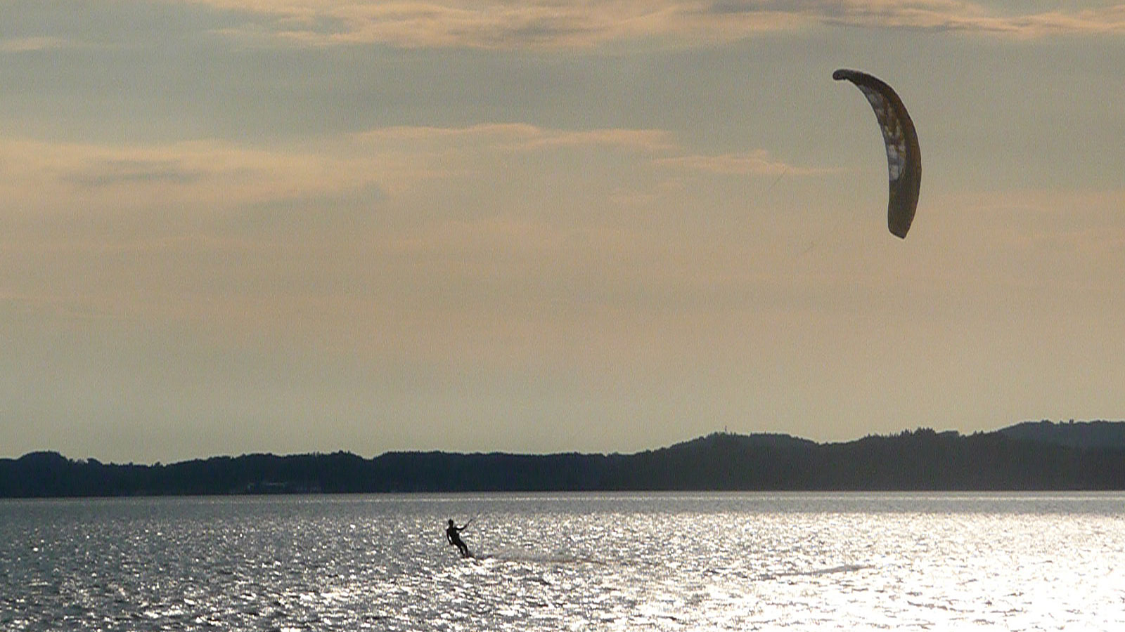 Übersee Chiemsee Kite Surfer