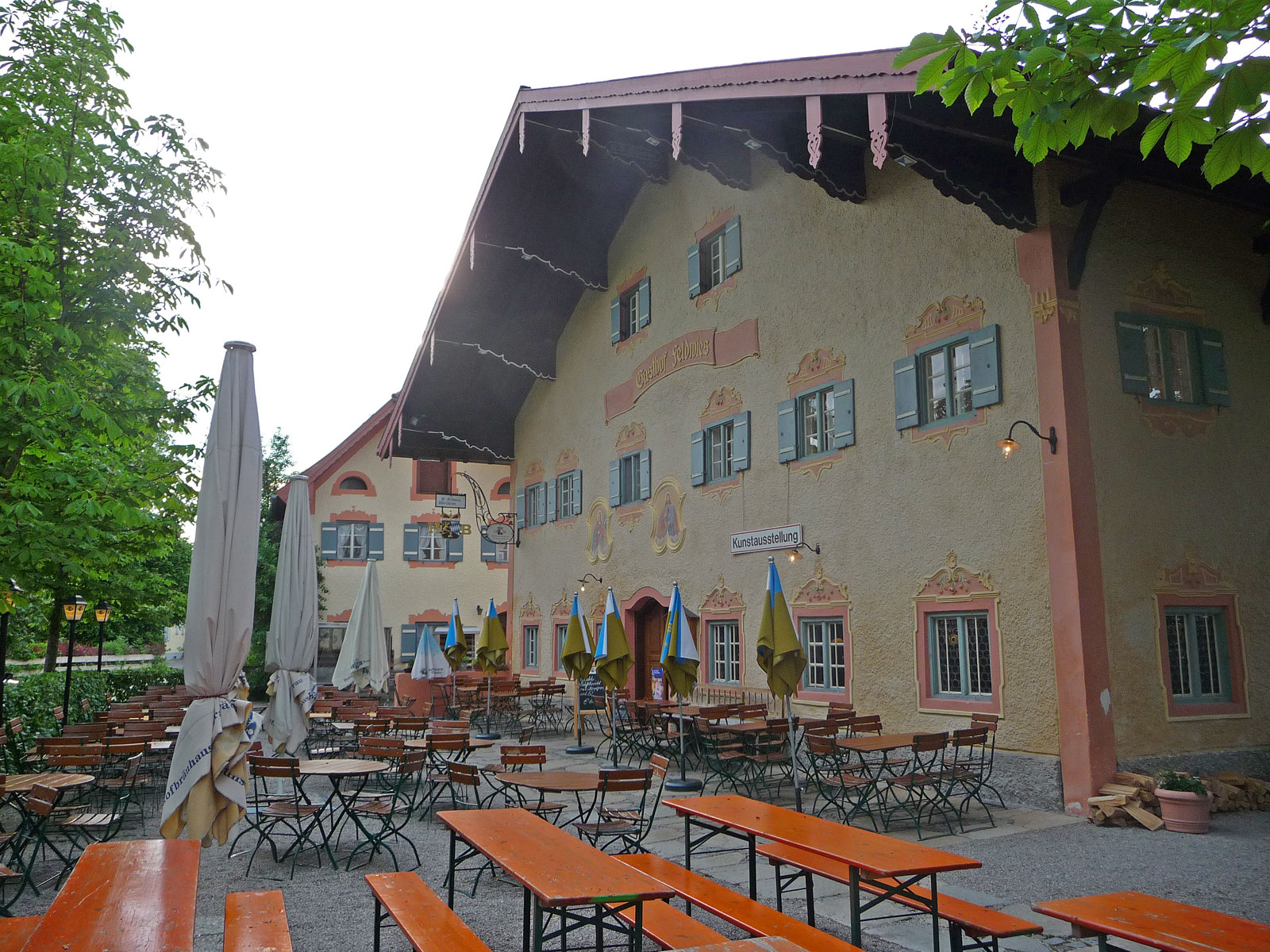Übersee Bayern Gasthof Feldwies außen