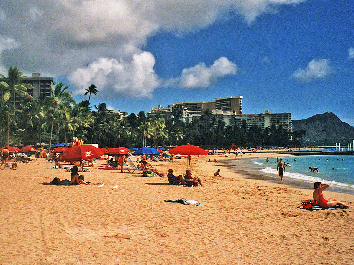 Hawaii Honolulu Waikiki Beach