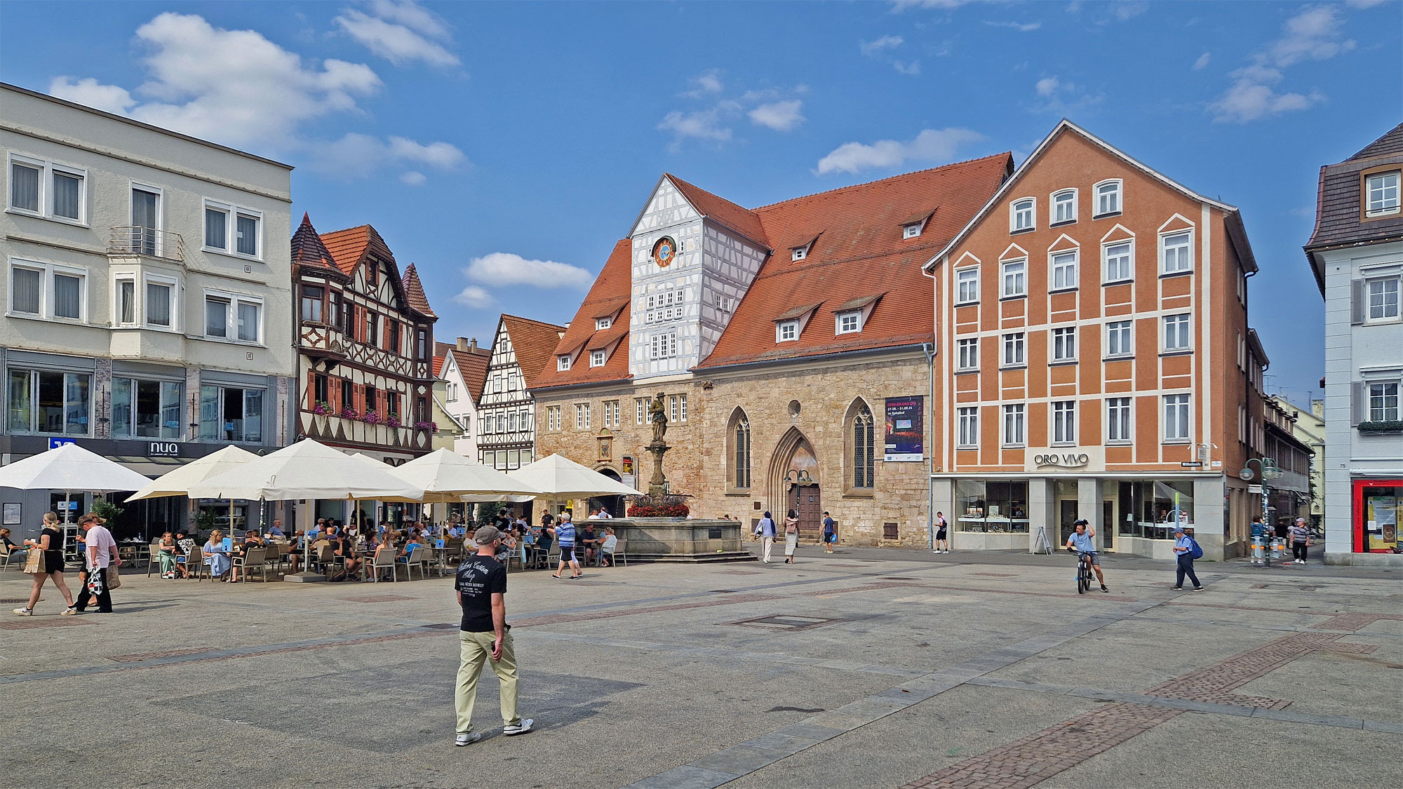 Reutlingen Marktplatz Heilig-Geist-Spital