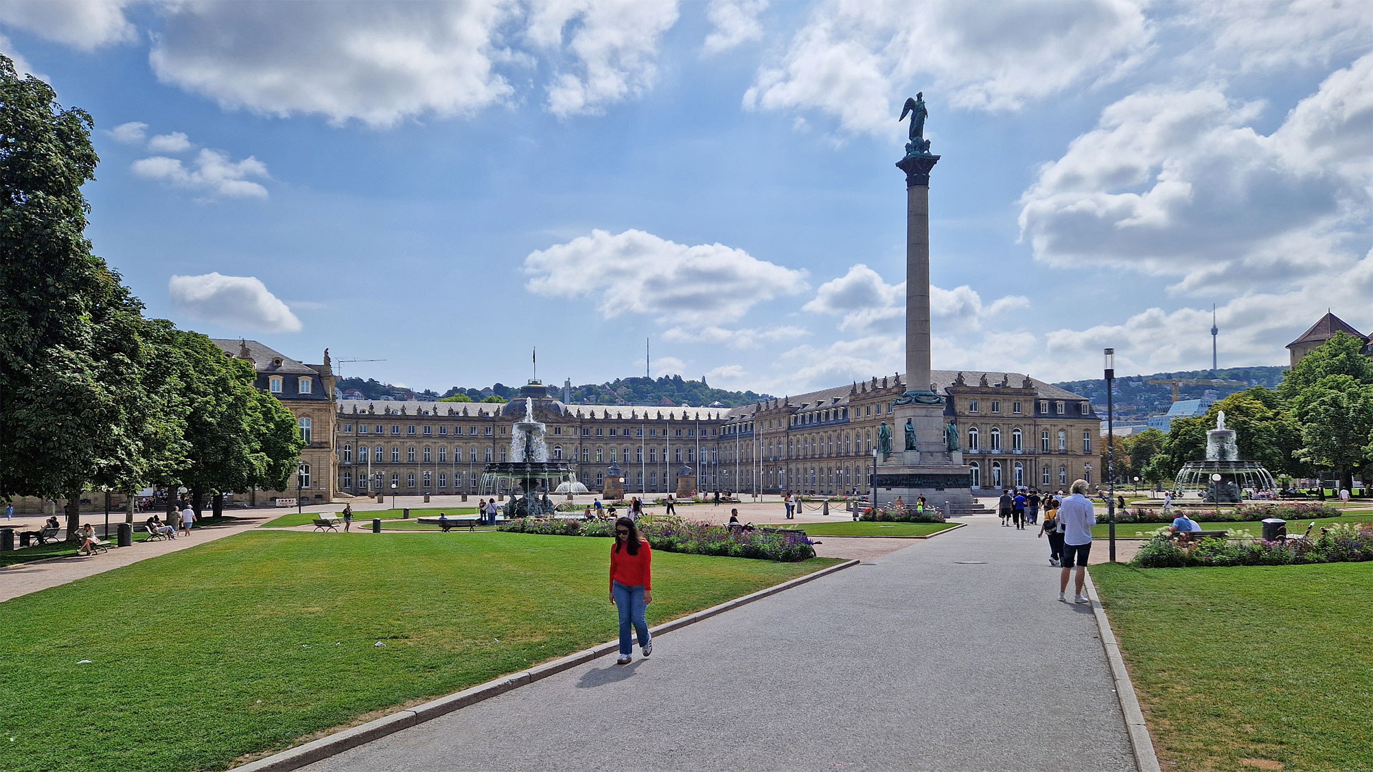 Stuttgart Schlossplatz Neues Schloss