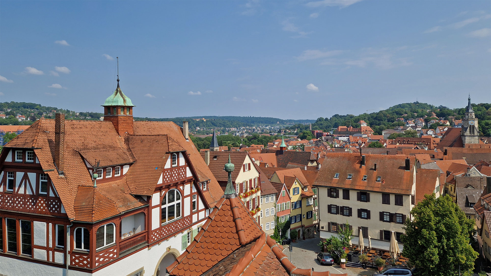 Tübingen Schlosspark Panorama