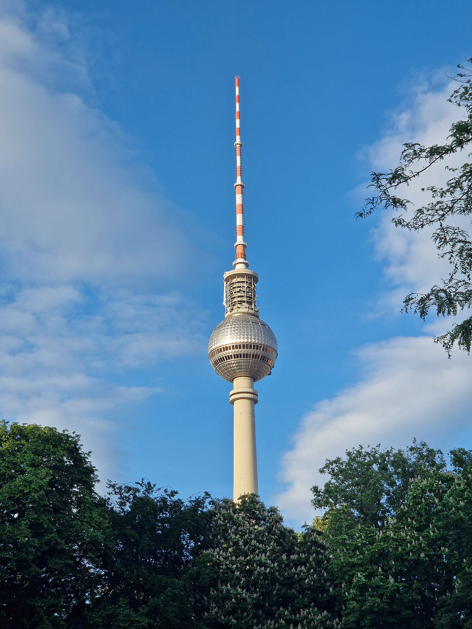 Berlin Fernsehturm von fern