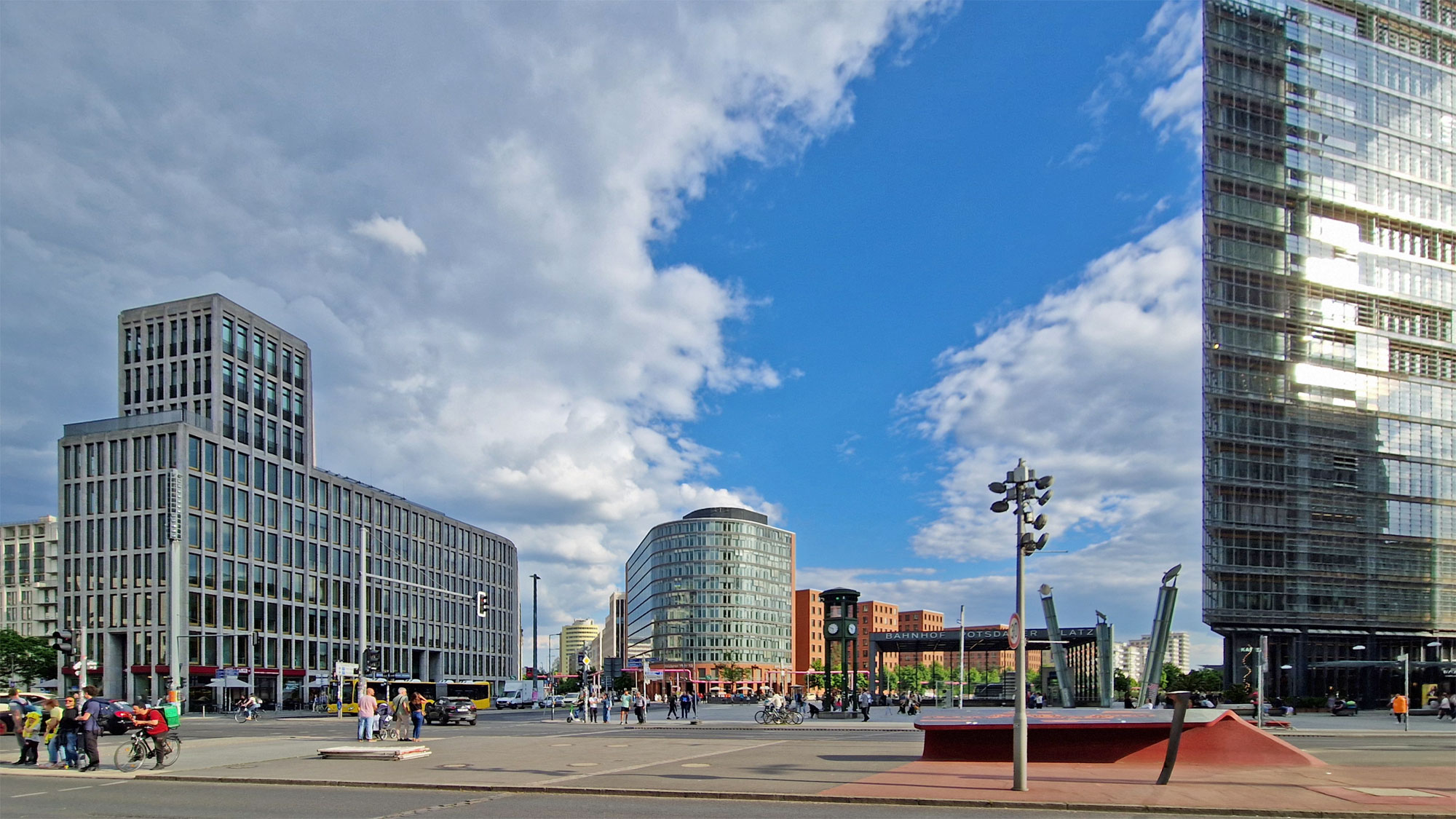 Berlin Potsdamer Platz Totale