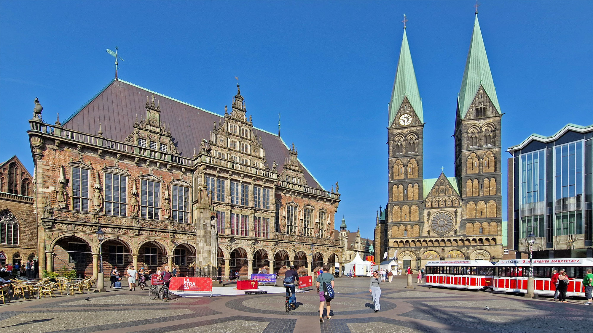 Bremen Marktplatz Rathaus Dom