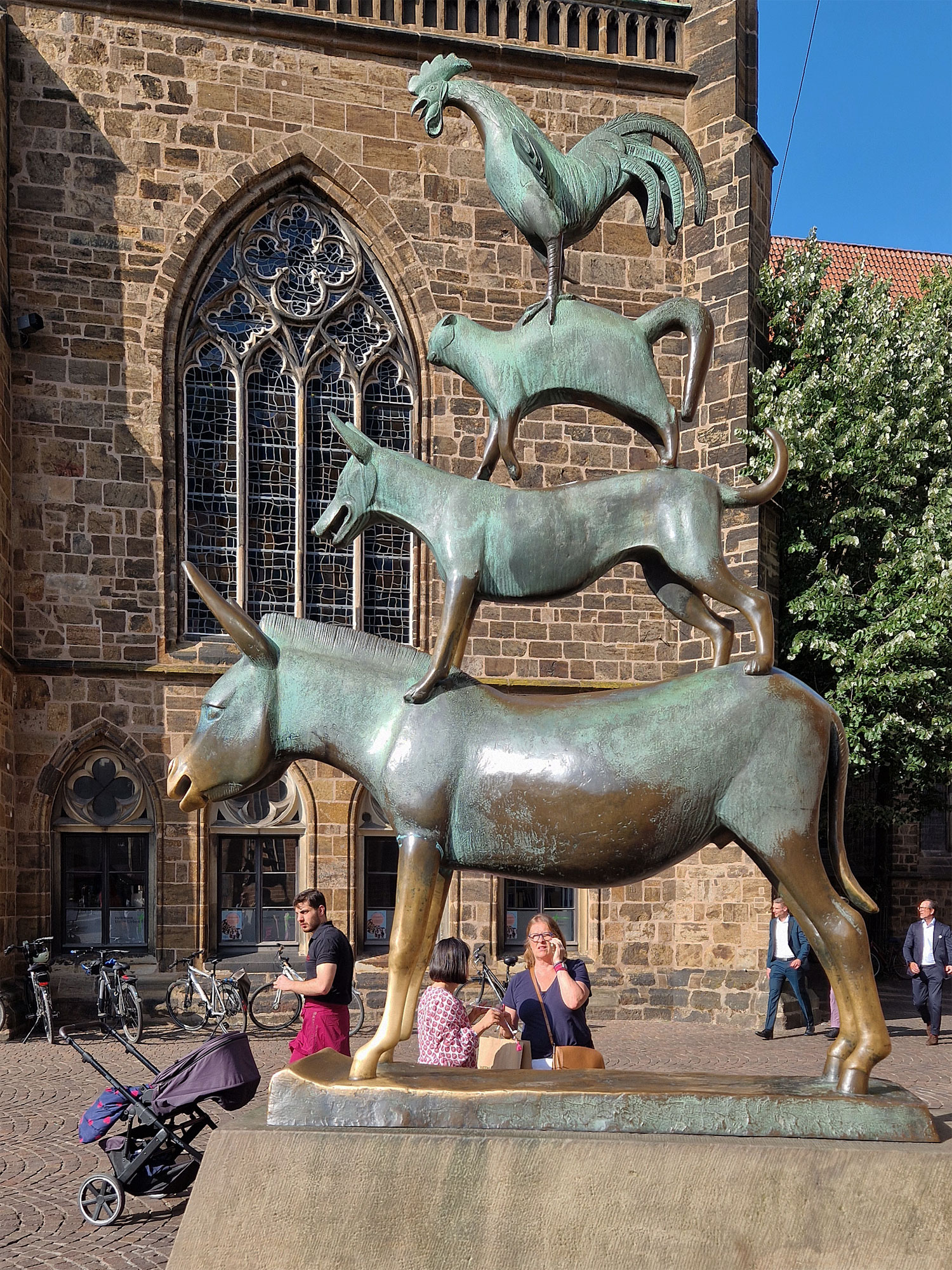 Bremen Stadtmusikanten Denkmal
