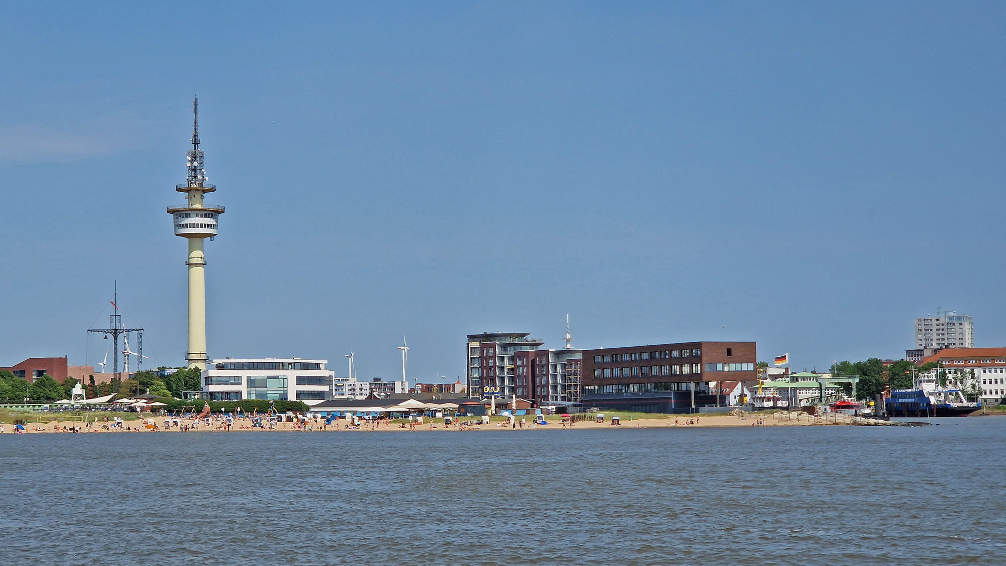 Bremerhaven Strand Richtfunkturm