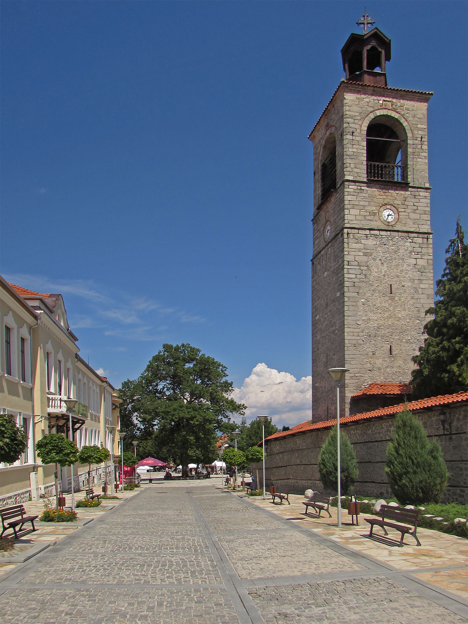 Bulgarien Bansko Glockenturm