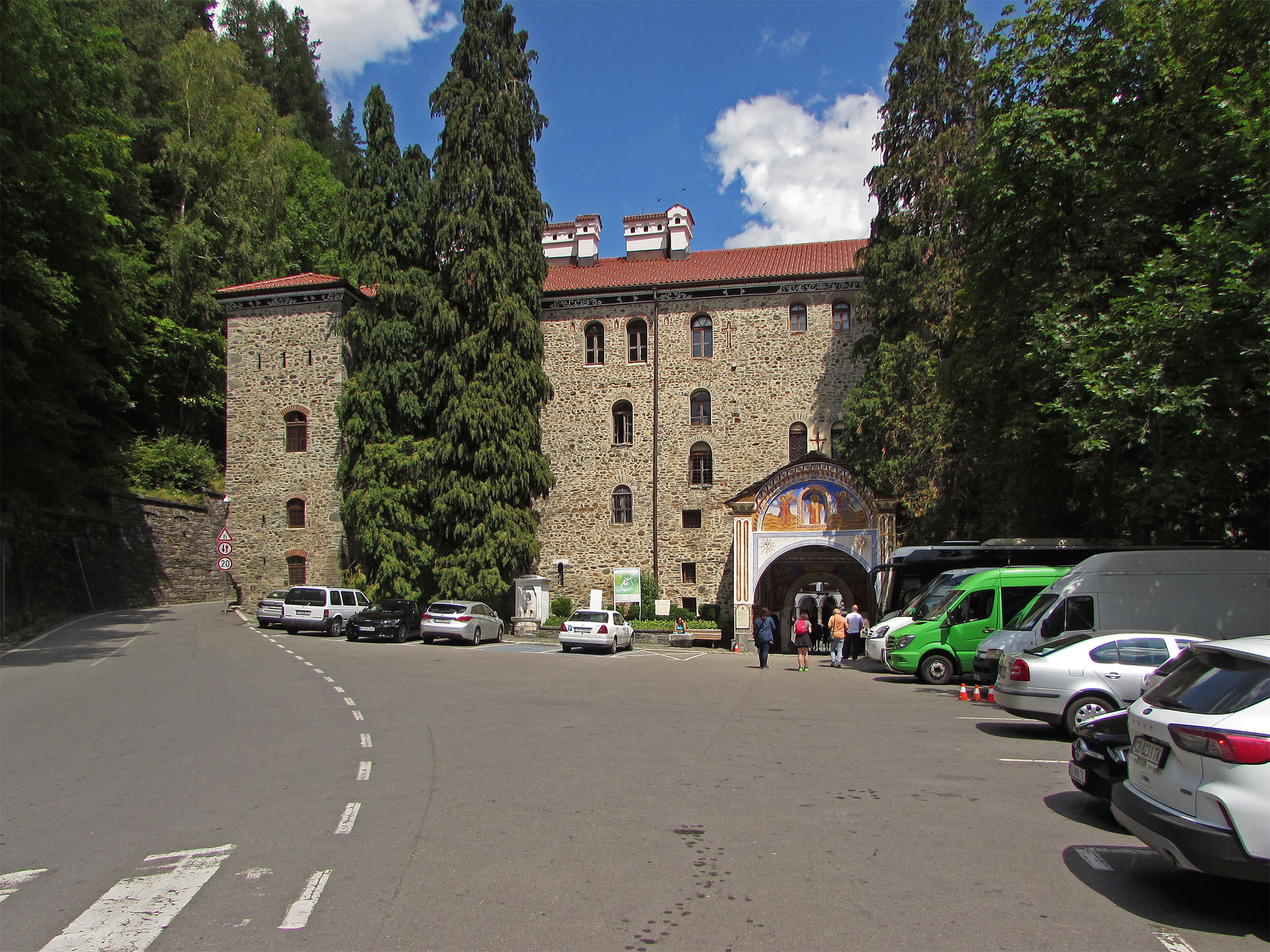 Bulgarien Rila-Kloster außen