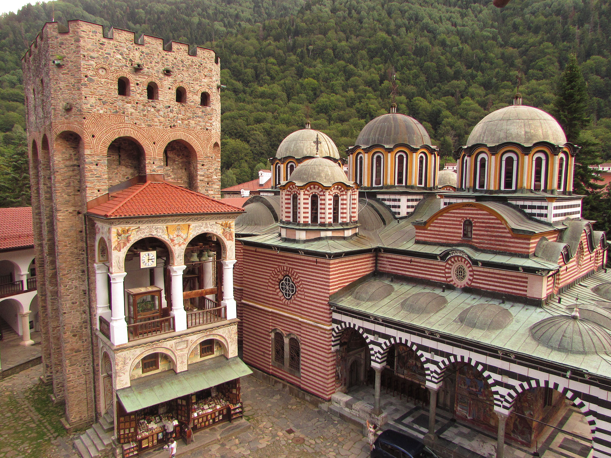 Bulgarien Rila-Kloster Wehrturm