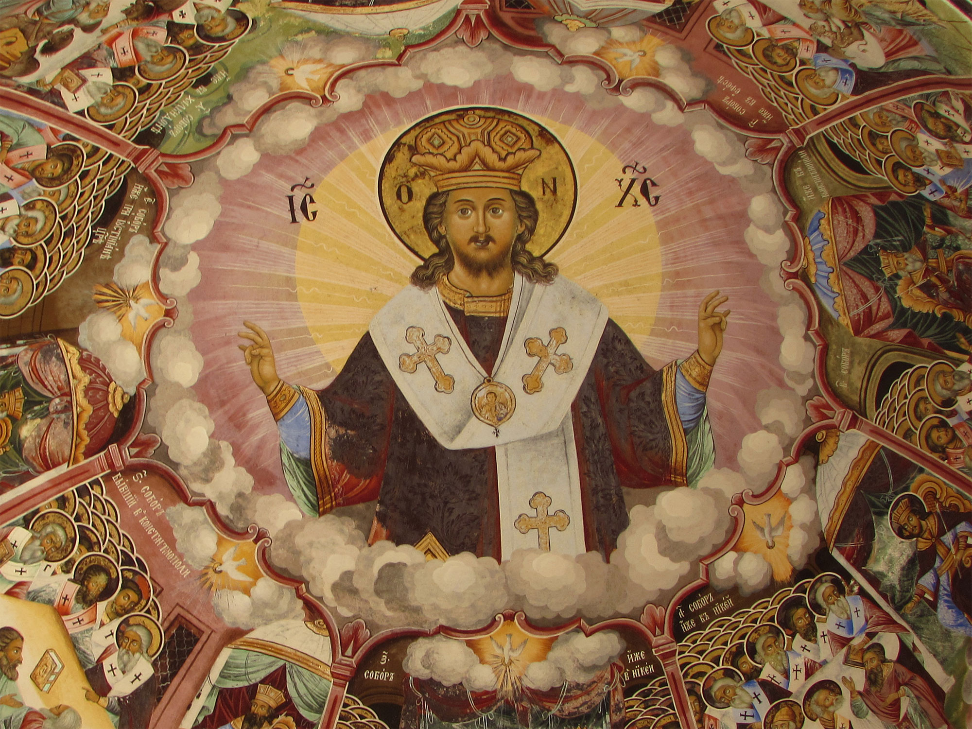 Bulgarien Rila-Kloster Christusgemälde